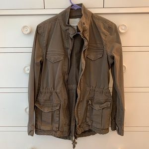 Olive utility jacket
